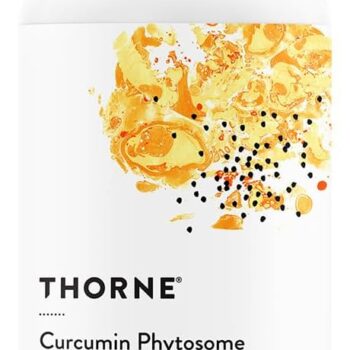 THORNE - Curcumin Phytosome 1000 mg (Meriva) - Clinically Studied, High Absorption - Supports Healthy Inflammatory Response in Joints, Muscles, GI Tract, Liver, Brain & Nerves* - 30 Servings