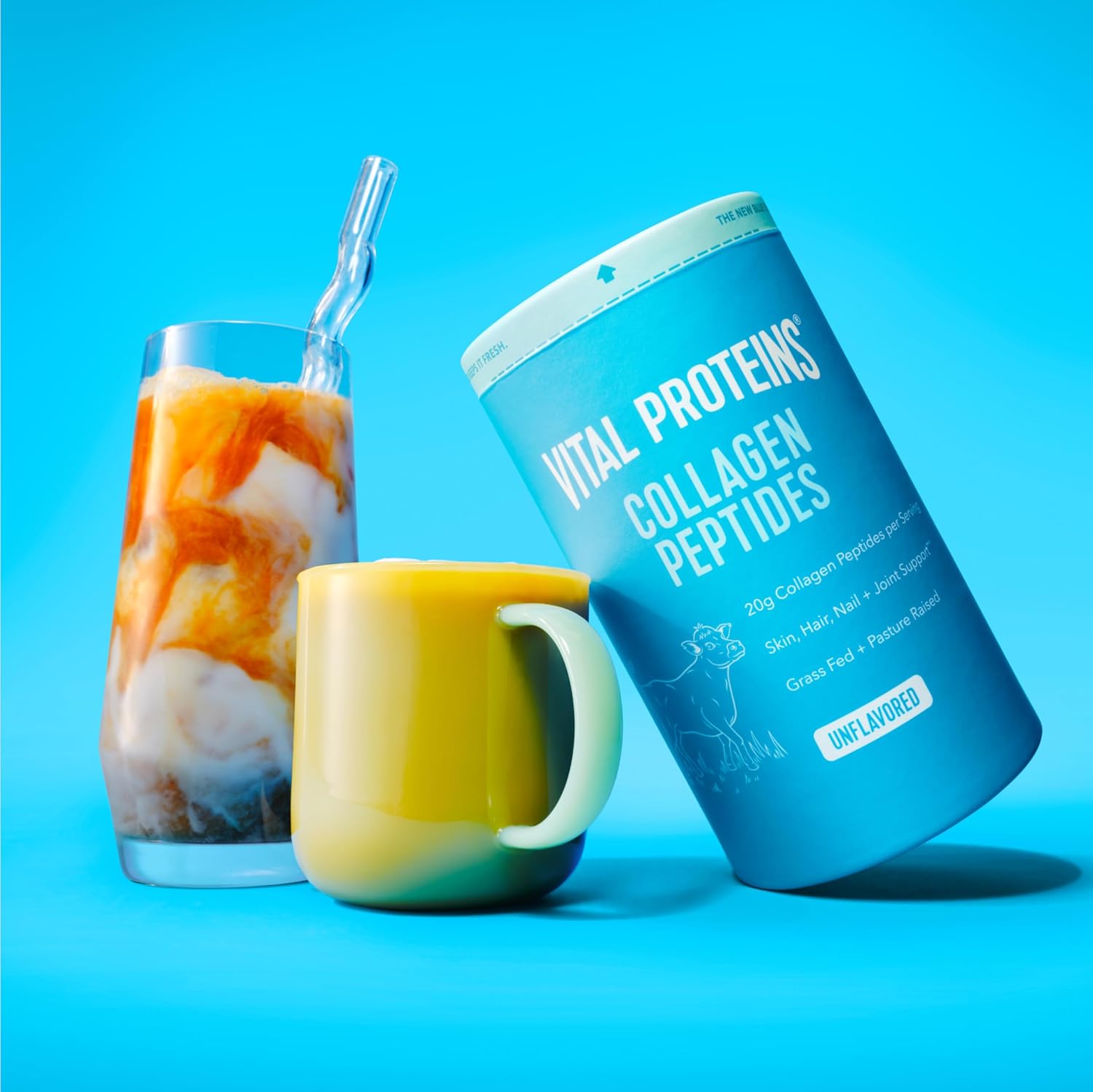 Vital Proteins Collagen Peptides Powder - Supports Hair, Nail, Skin, Bone & Joint Health, Unflavored, Collagen Protein 9.33 OZ - Image 7