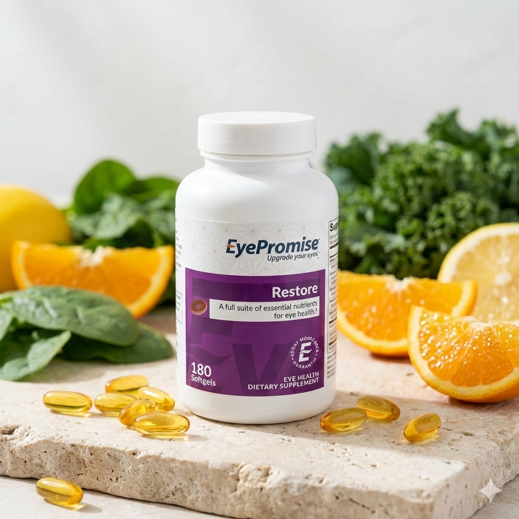 Eye Health Support Softgels with Omega-3, Lutein & Zeaxanthin