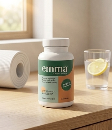Emma Gut Health Supplement – Leaky Gut & Gut Health Support for Women and Men – Helps Relieve Bloating, Gas & Constipation 60 Capsules
