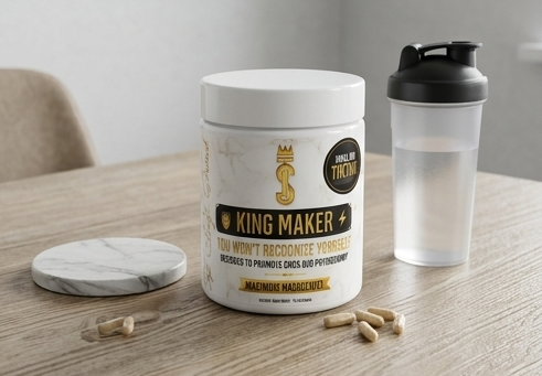Top Shelf Grind King Maker, 13-in-1 Anabolic Supplement for Men to Increase Stamina, Lean Muscle Growth & Recovery, N.O. Booster with Tongkat Ali (LJ100), 120 Capsules